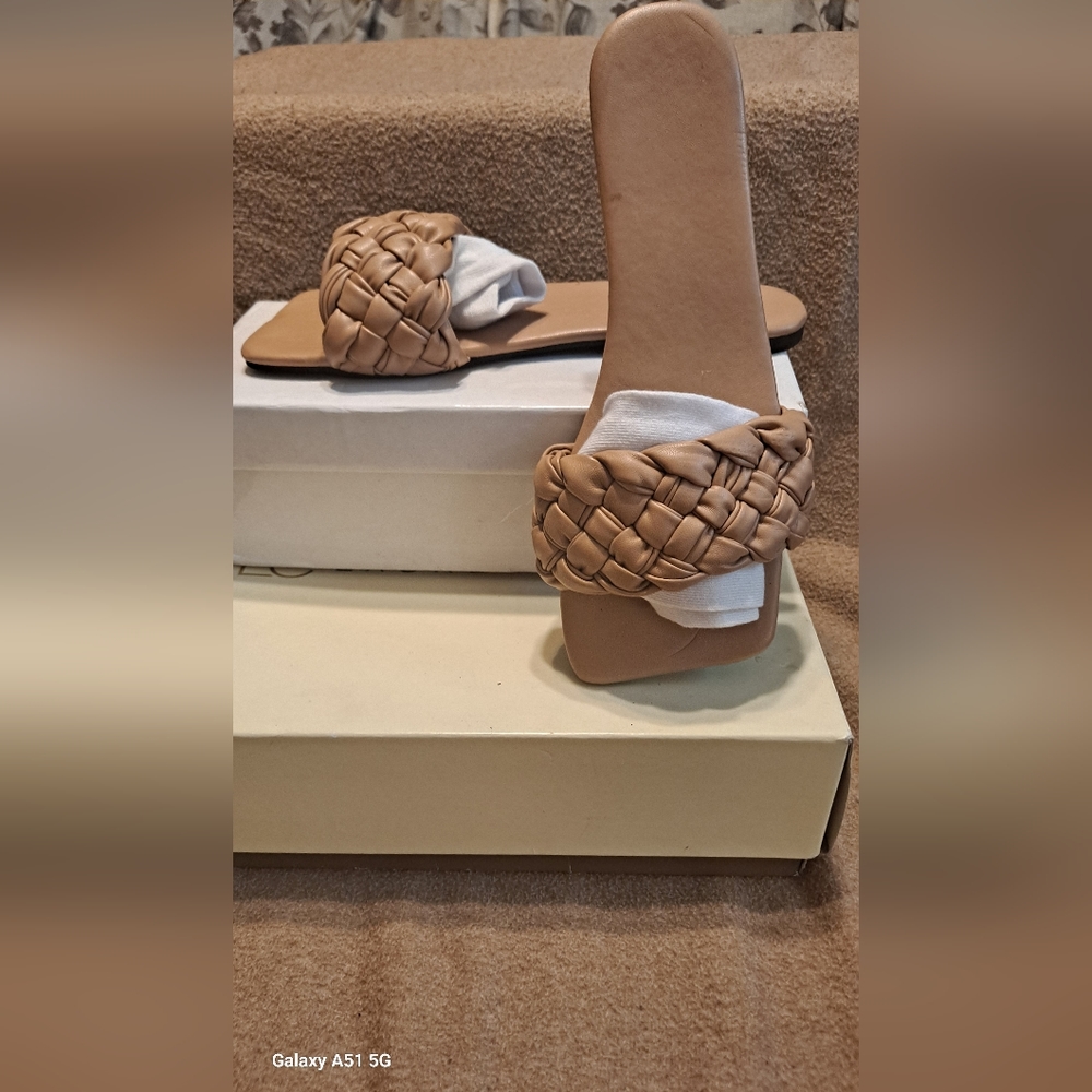 Braided Tan Sandal
